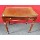 Victorian 2 drawer hall table