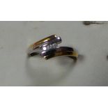 9ct 3 stone diamond ring