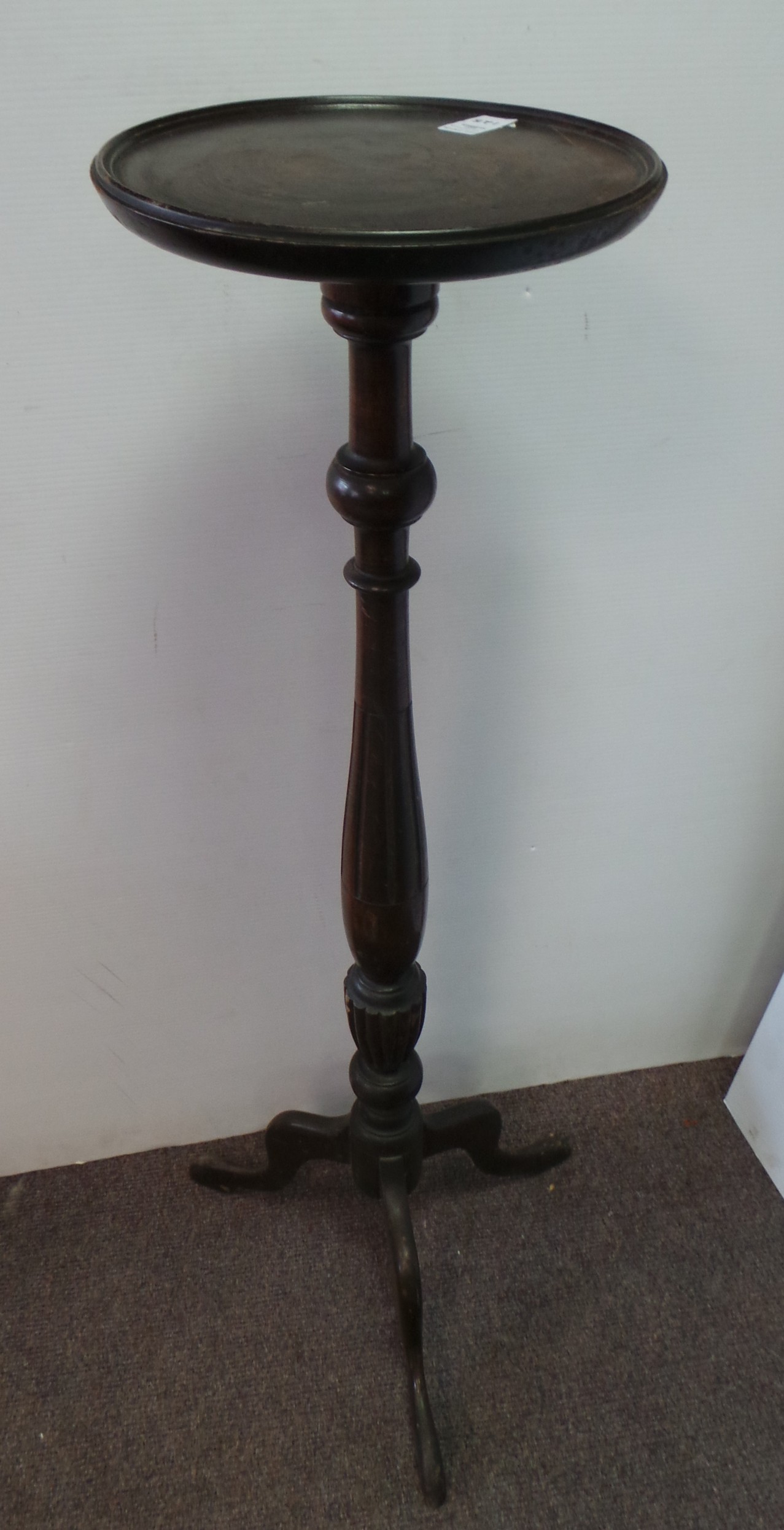 Mahogany plant stand