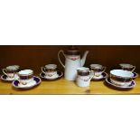 Alfred Meakin Coffee Set (short one cup!)