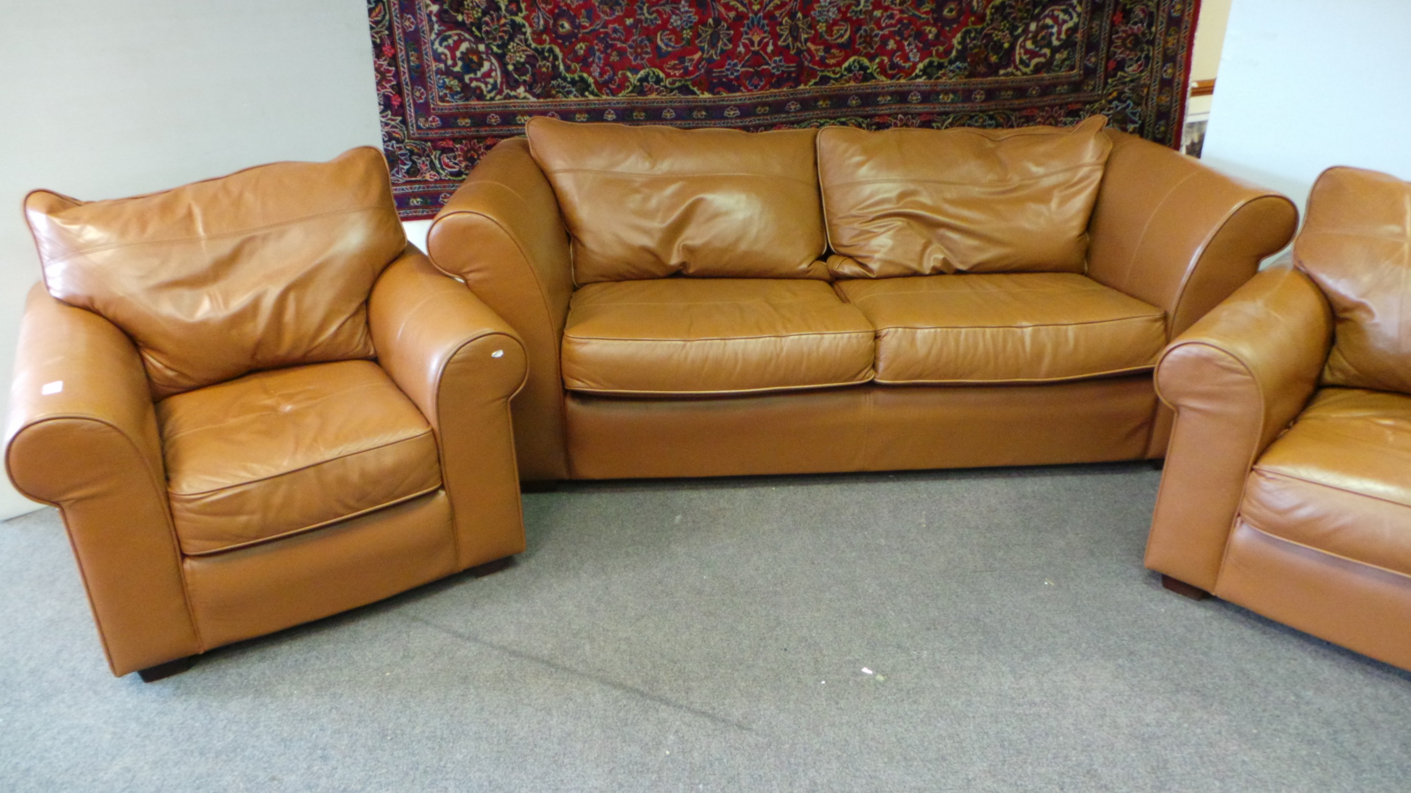 3 Piece leather suite