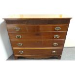 4 drawer mahogany chest