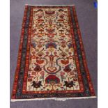 Persian Hamadan hand woven village rug (1.91m x 1.03m)