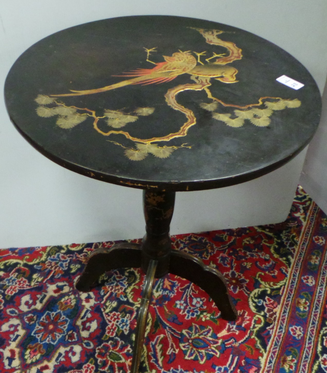 Lacquered occasional table