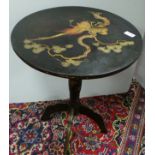 Lacquered occasional table
