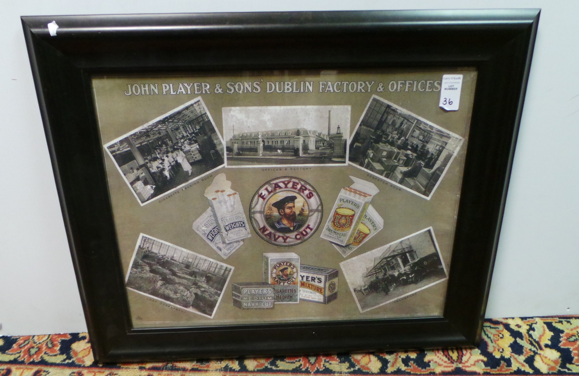 John Players and Son Dublin Factory & Offices framed picture