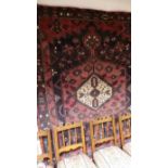 Persian Hamadan village rug hand-woven (2.00m x 1.70m)