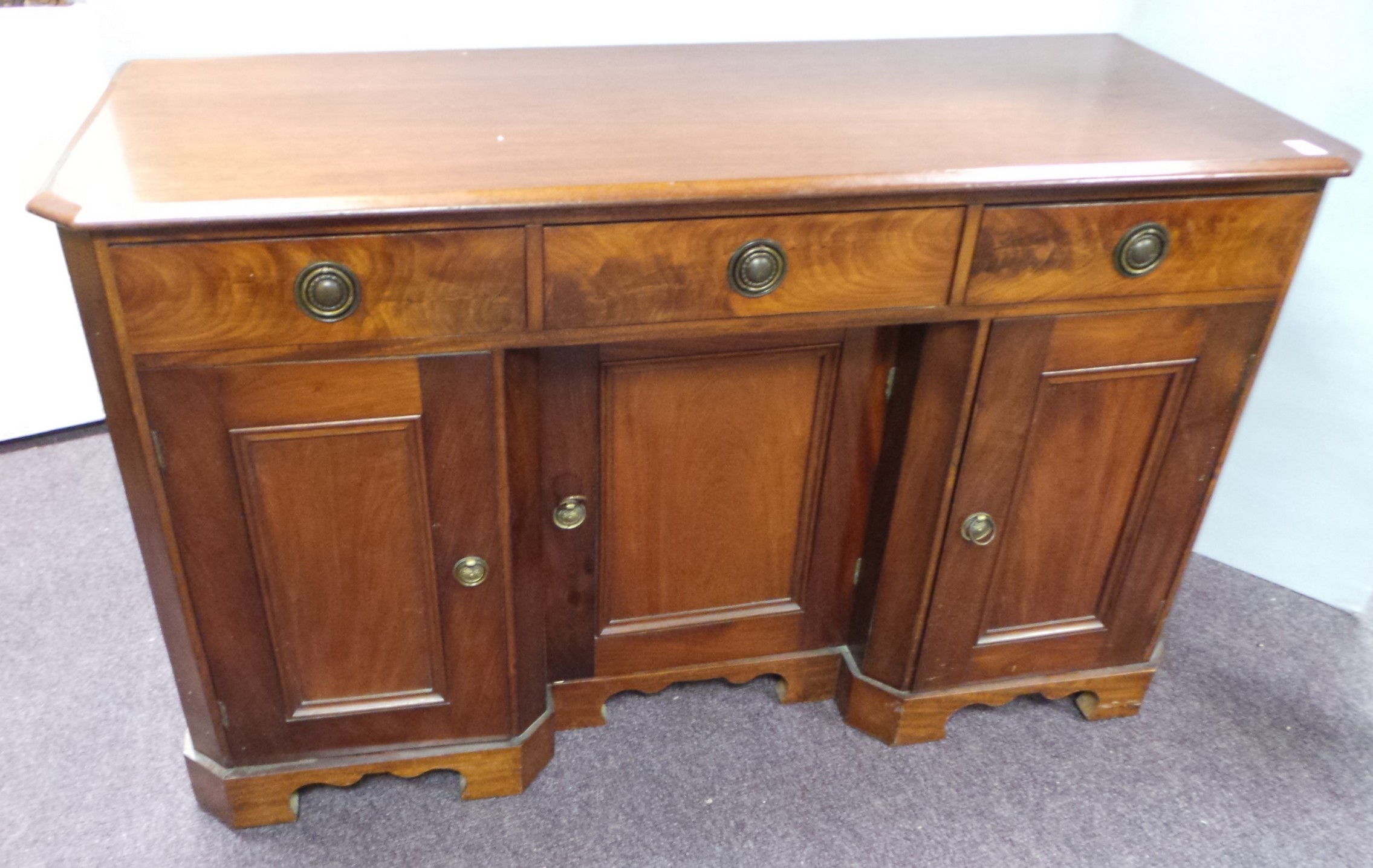 Mahogany side cabinet