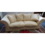 3 seater loose covered couch