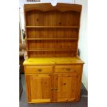 3ft pine kitchen dresser