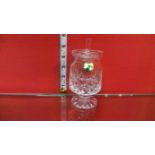 Waterford Crystal Lismore honey jar