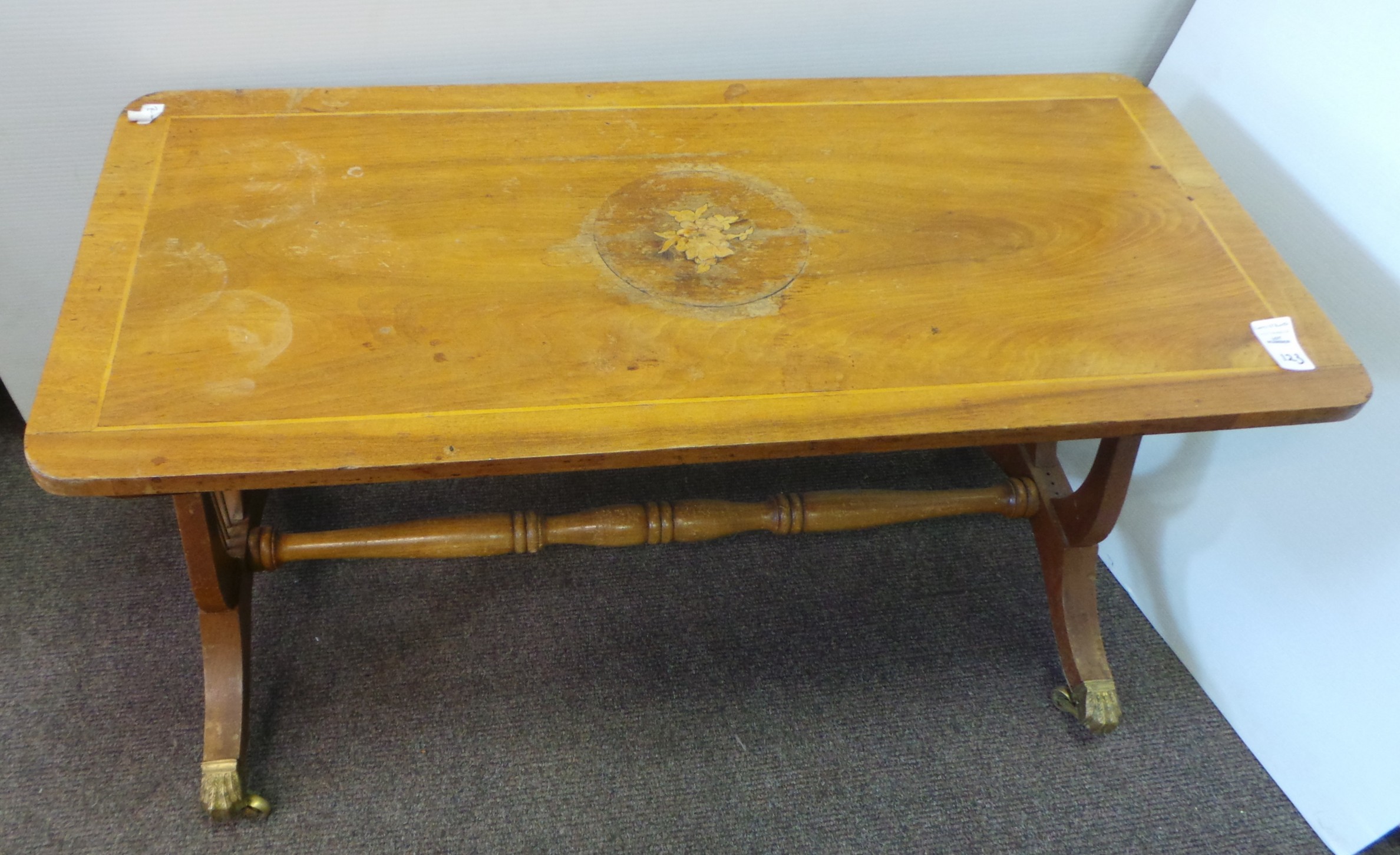 Inlaid coffee table