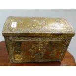 Brass log box