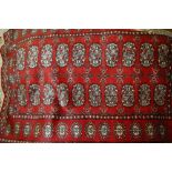 Two Pakistan Turkoman design rugs and a