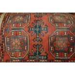 Small Indo Persian rug of Afghan design