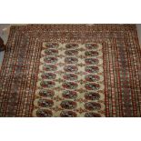 Indo Persian rug with geometric design o