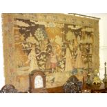 Large Aubusson type tapestry wall hangin