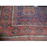 Belouch panel design rug together with a