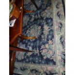 Chinese woollen carpet with all-over flo