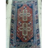 Belouch rug with all-over stylised flowe