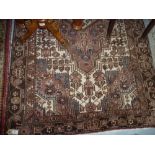 20th Century Hamadan rug with medallion