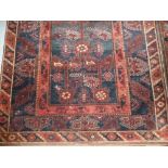 Modern Afghan rug with all-over stylised