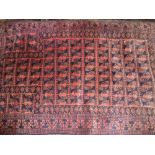 20th Century Belouch prayer rug having r