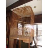 Indonesian bamboo bird cage