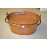 Large 19th Century two handled cooking pot with two handled saucepan lid