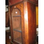 Victorian walnut music cabinet (a/f)