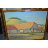 Frank Sully, signed oil on canvas, inscribed verso ' Charleston, Sussex ', together with an