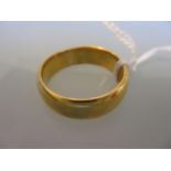 22ct Gold wedding band