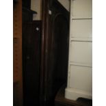 Early 19th Century mahogany two door wardrobe with two drawer base