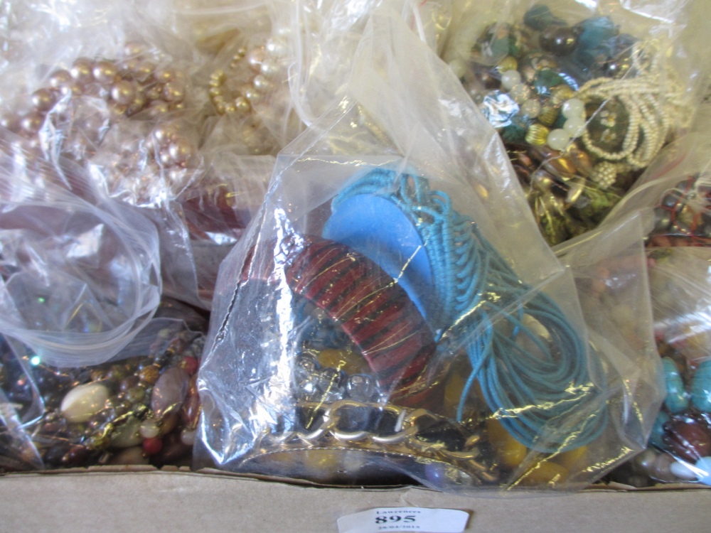 Quantity of miscellaneous costume jewellery and simulated pearl necklaces
