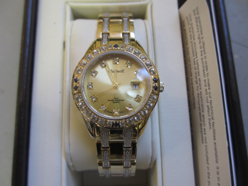 Boxed ladies Ingersoll wristwatch