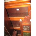 Pair of Globe Wernicke mahogany three section bookcases