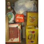 Collection of miscellaneous early to mid 20th Century childrens toys, games and annuals