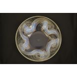 R. Lalique ' Ondines ' clear and opalescent glass bowl, relief moulded with design of five