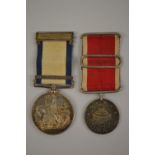 1848 Naval General Service medal with Syria bar, together with a Joan D' Arc medal awarded to H.