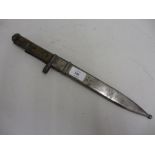 World War I bayonet with scabbard