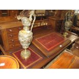 Victorian mahogany register desk, the superstructure with various drawers and sloping writing