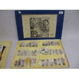Boxed set of painted die-cast metal model soldiers, ' The Last Stand of the Seaforths ' by King and
