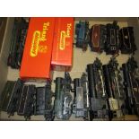 Triang 00 gauge trainset to include many engines and tenders, rolling stock and accessories, some
