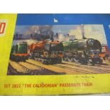 Hornby Dublo two rail electric trainset, The Caledonian passenger train, No. 2022 in original box