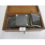 Small collection of glass magic lantern slides