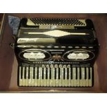 Accordiana Excelsior piano accordion in original fitted case