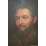 Gilt framed oil, head and shoulder portrait of a bearded gentleman, believed to be Frederick