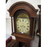 19th Century mahogany longcase clock,