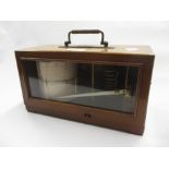 Early 20th Century mahogany cased barograph, marked J.