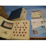 Collection of Great Britain and World stamps housed in two albums with loose covers including a